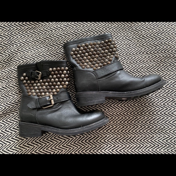 Ash Studded Booties - Picture 1 of 7